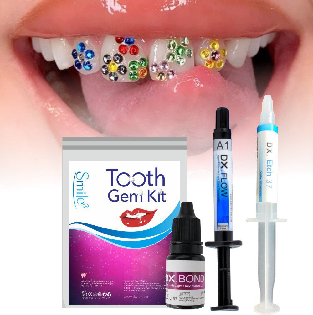 Teeth Whitening Remedies - HOT Tooth Gem Kit Teeth Decorations
