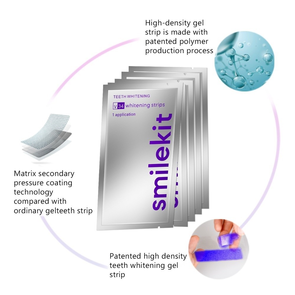 Whitening Strip 3D - 7/14pcs Professional Teeth Whitening Strip Reduced