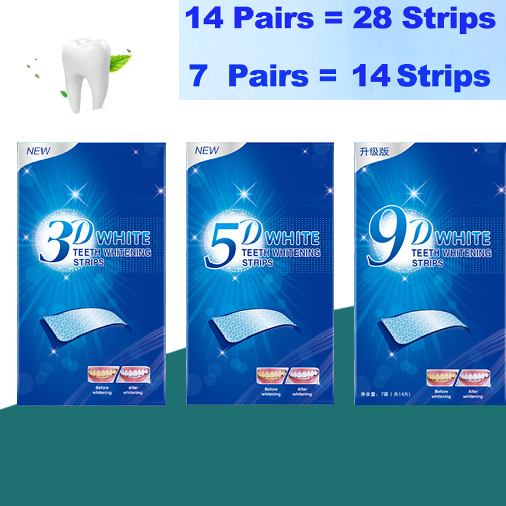 Fast Acting 3D 5D 9D Teeth Whi - Whitening Strip 3D reseña y precio