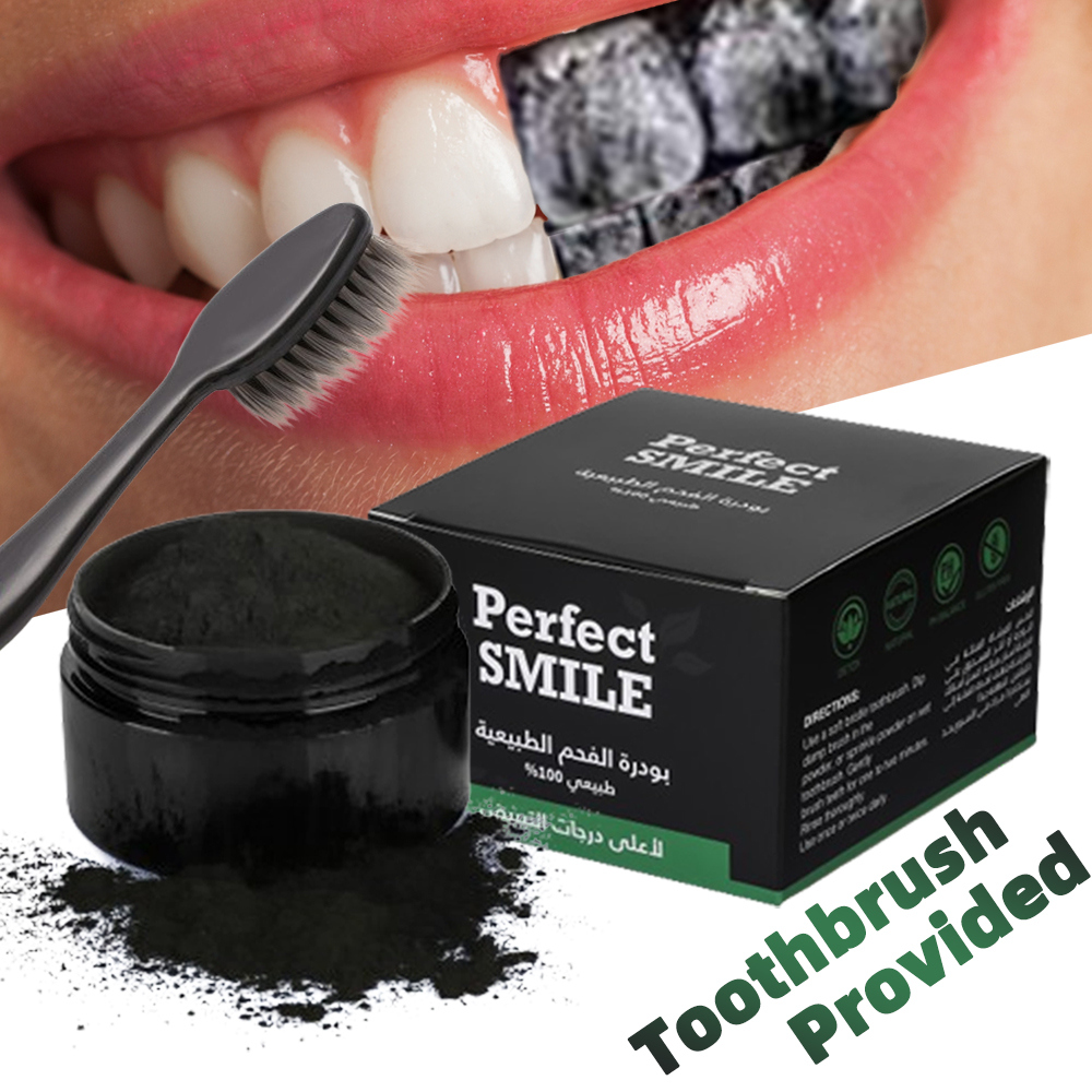Teeth Whitening Powder Organic - Teeth Whitening Charcoal Powder reseña y precio