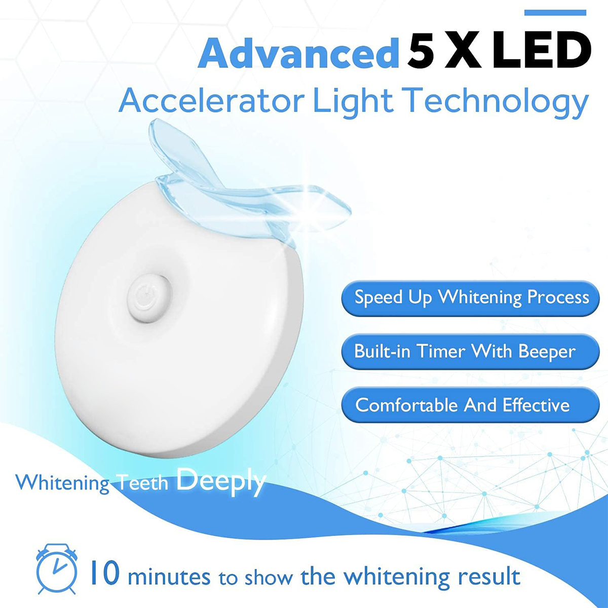 Teeth Whitening Kit - 5X LED L - Teeth Whitening Remedies reseña y precio