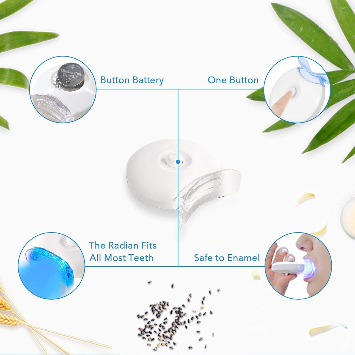 Teeth Whitening Kit - 5X LED L - Teeth Whitening Remedies reseña y precio