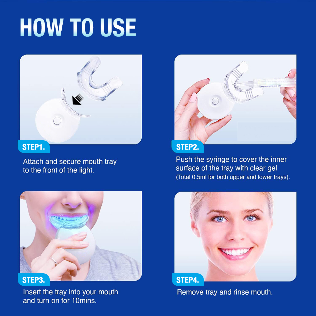 Teeth Whitening Kit - 5X LED L - Teeth Whitening Remedies reseña y precio