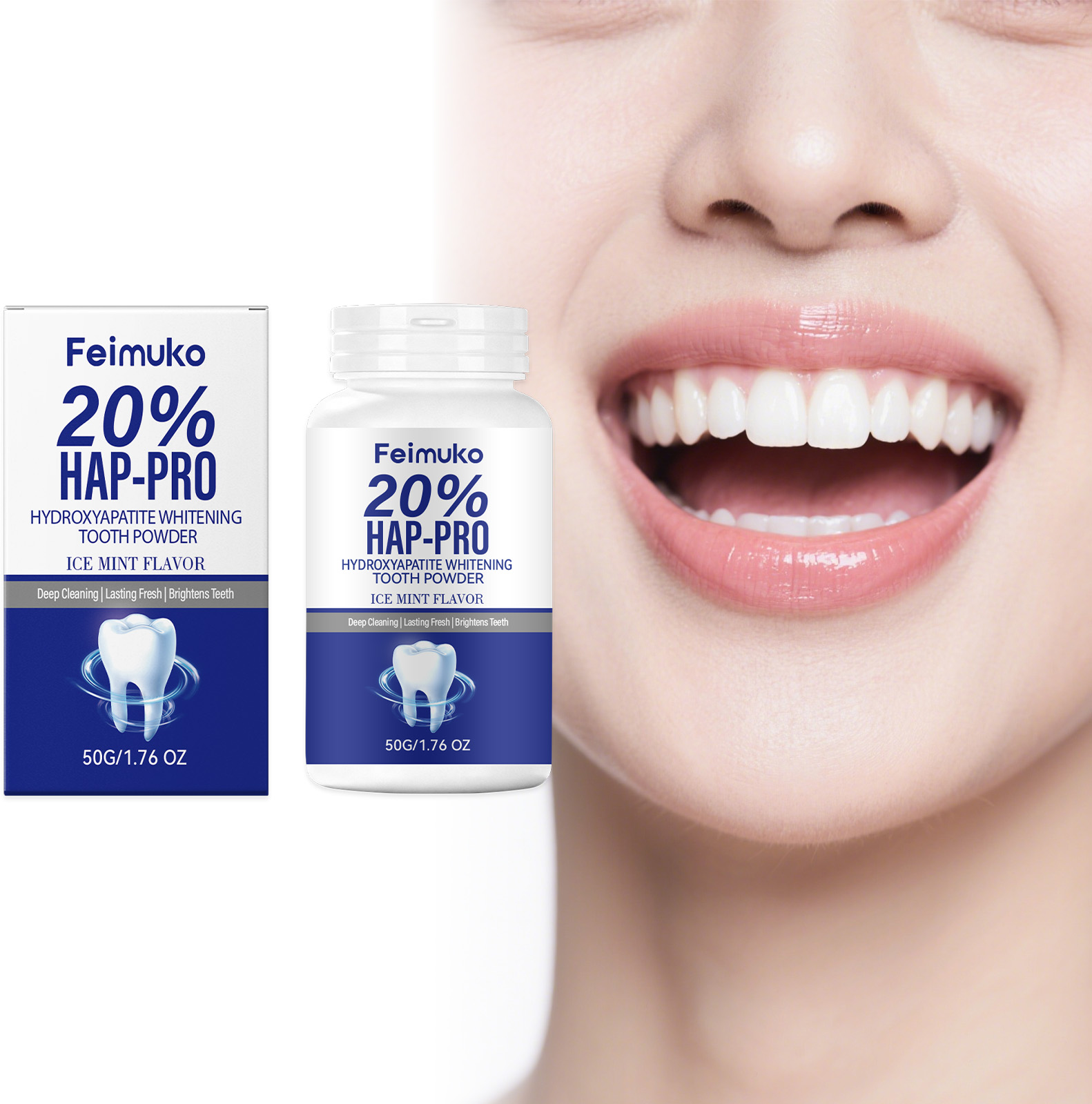 20% Hydroxyapatite Tooth Powde - Teeth Whitening Lab reseña y precio