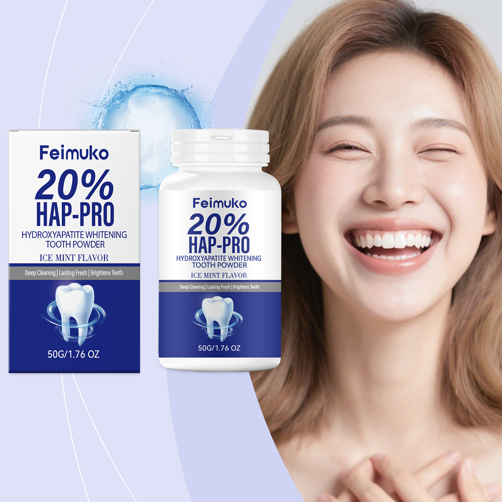 20% Hydroxyapatite Tooth Powde - Teeth Whitening Lab reseña y precio
