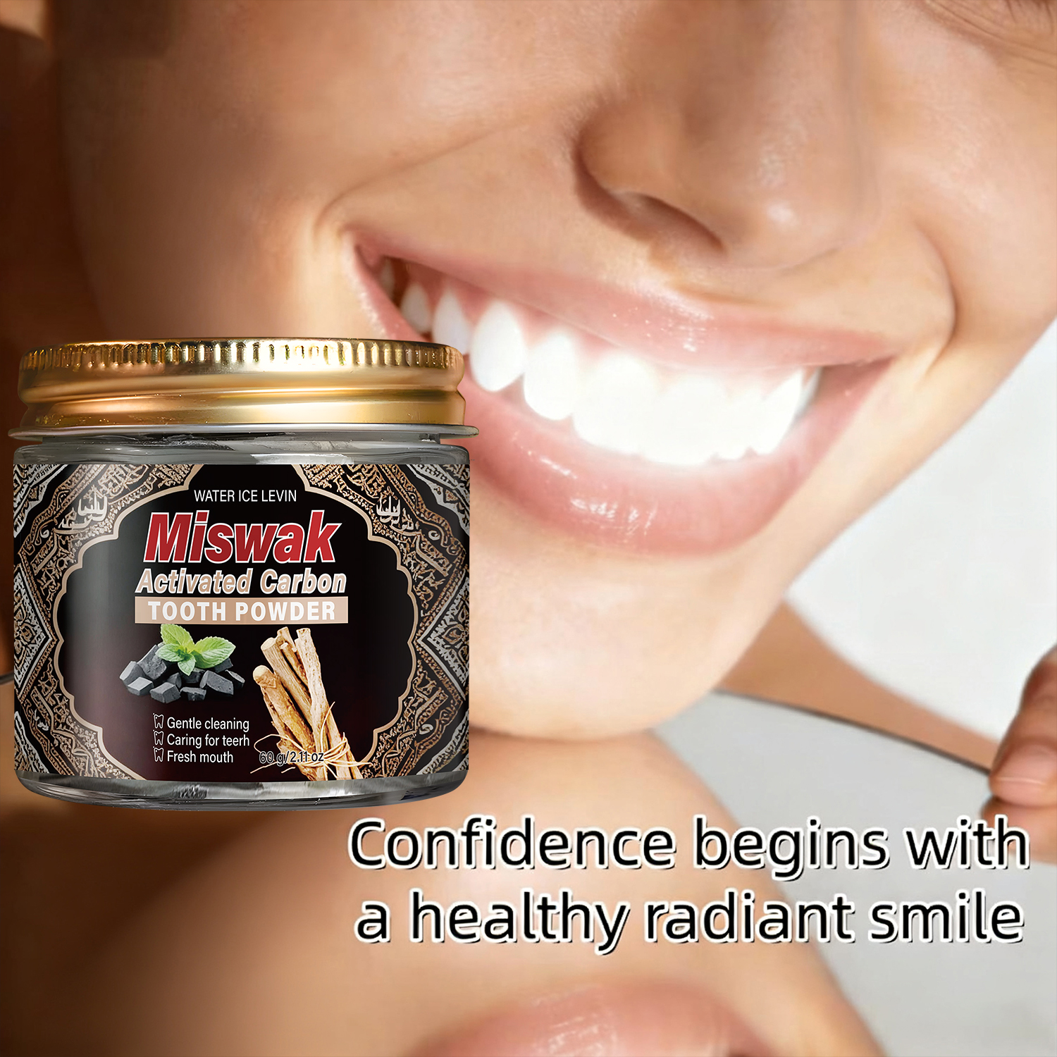 Activated Charcoal & Miswak To - Teeth Whitening Charcoal Powder reseña y precio
