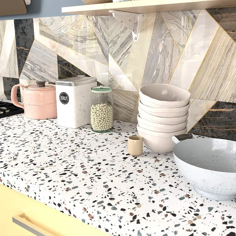 Terrazzo Contact Paper White W - Whitening Strip 3D reseña y precio