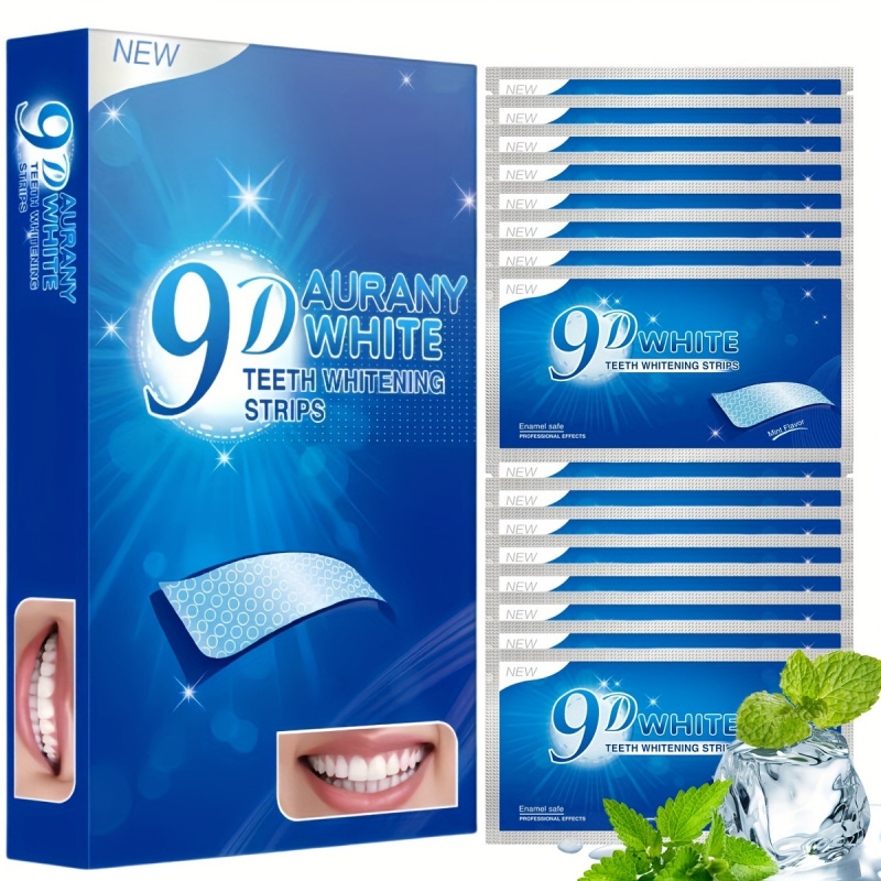 21 Pairs of 9D Aurany White Te - Teeth Whitening Remedies reseña y precio
