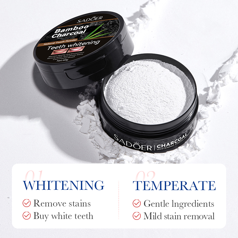Bamboo charcoal activated char - Teeth Whitening Charcoal Powder reseña y precio