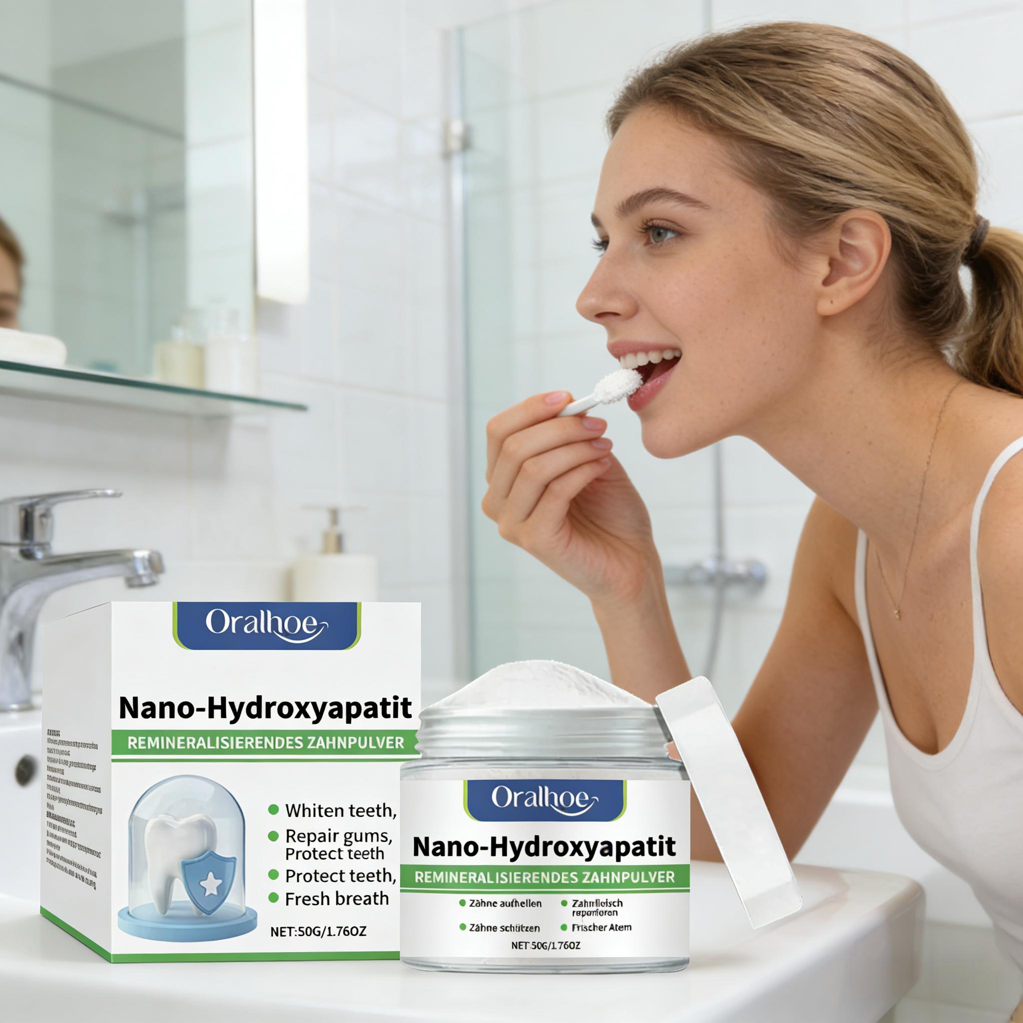 Oralhoe Whitening Tooth Powder - Teeth Whitening Remedies reseña y precio