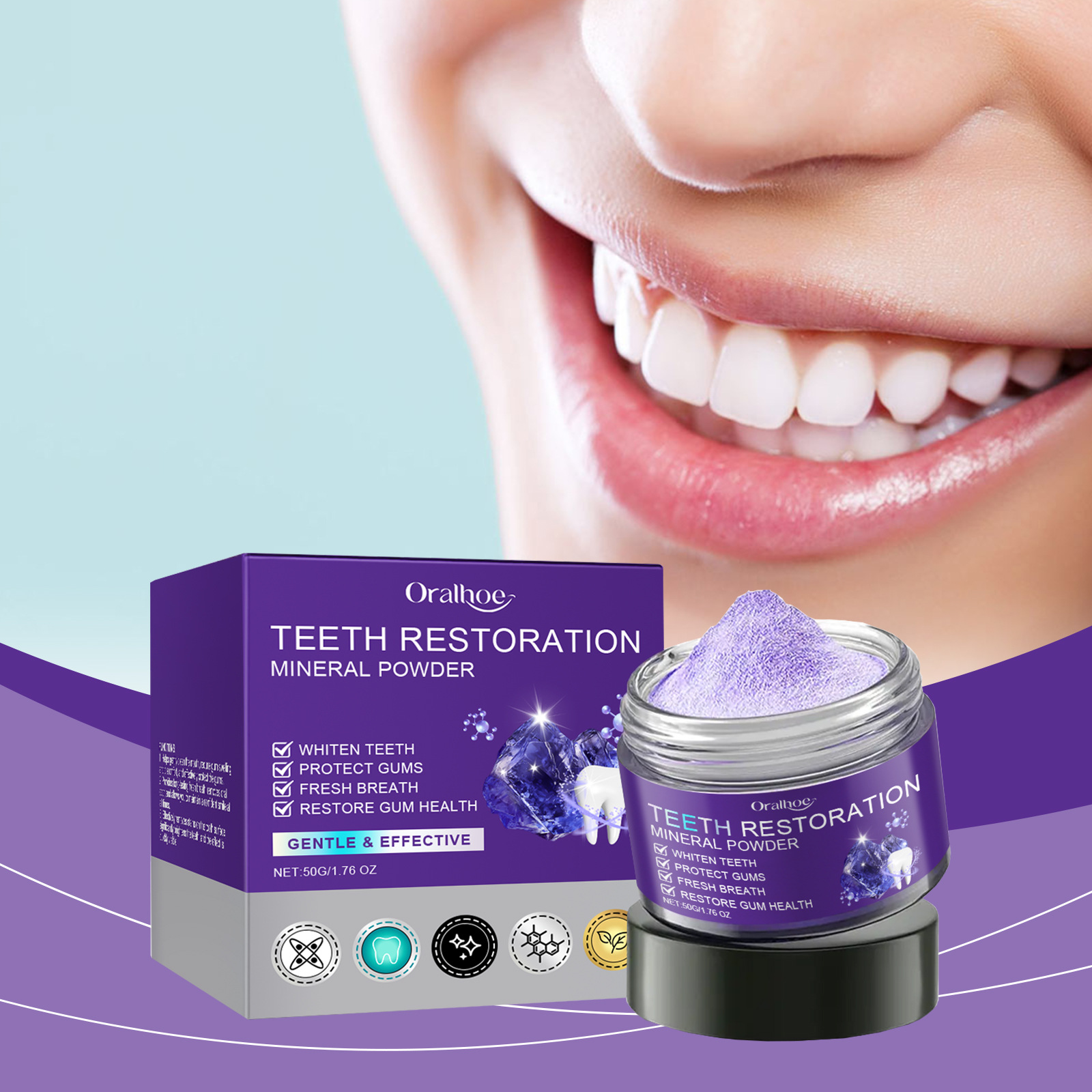 Teeth Restoration Mineral Powd - Teeth Whitening Remedies reseña y precio
