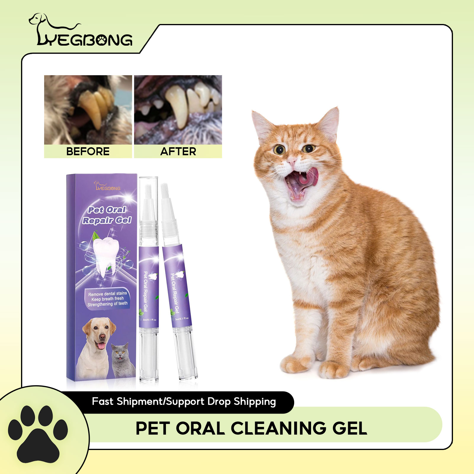 Pet Oral Repair Gel Puppy Tart - Teeth Whitening Remedies reseña y precio