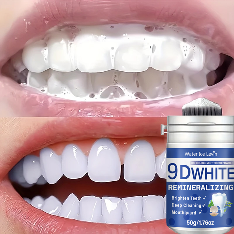 9D White Remineralizing Tooth  - Teeth Whitening Charcoal Powder reseña y precio