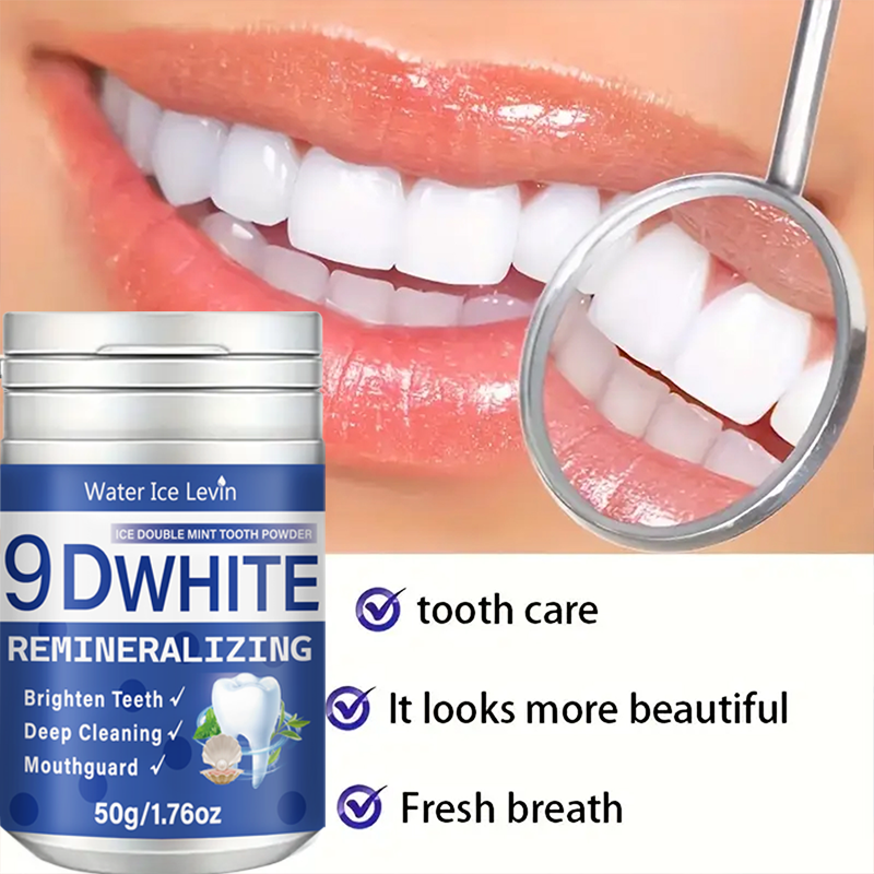 9D White Remineralizing Tooth  - Teeth Whitening Charcoal Powder reseña y precio