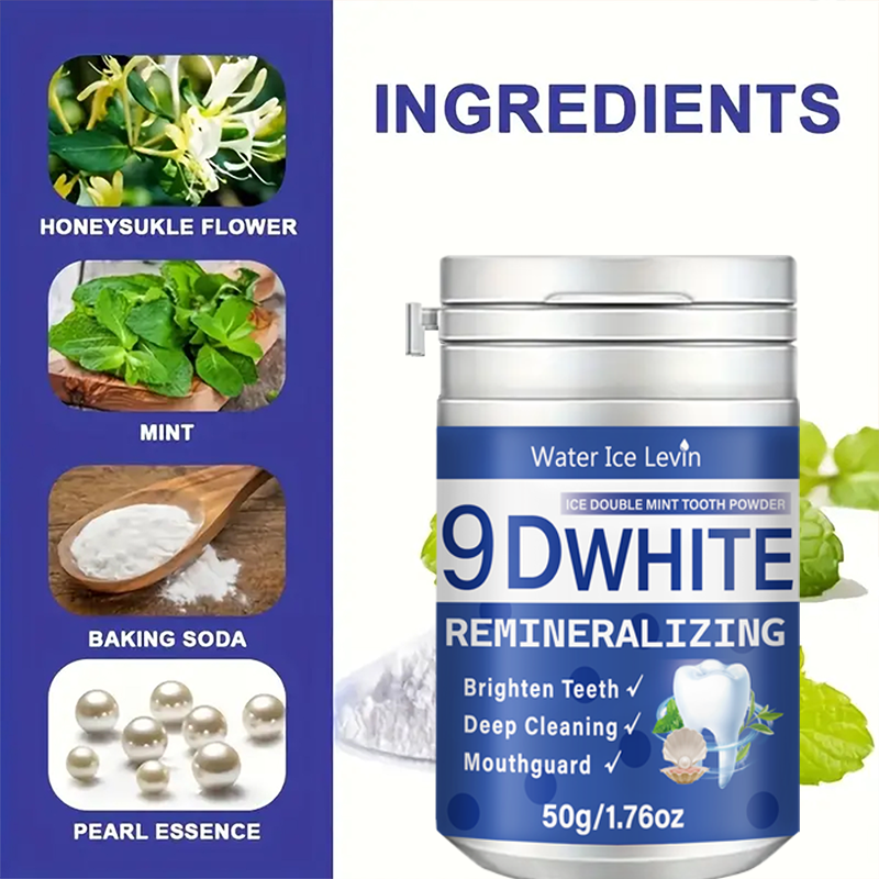 9D White Remineralizing Tooth  - Teeth Whitening Charcoal Powder reseña y precio