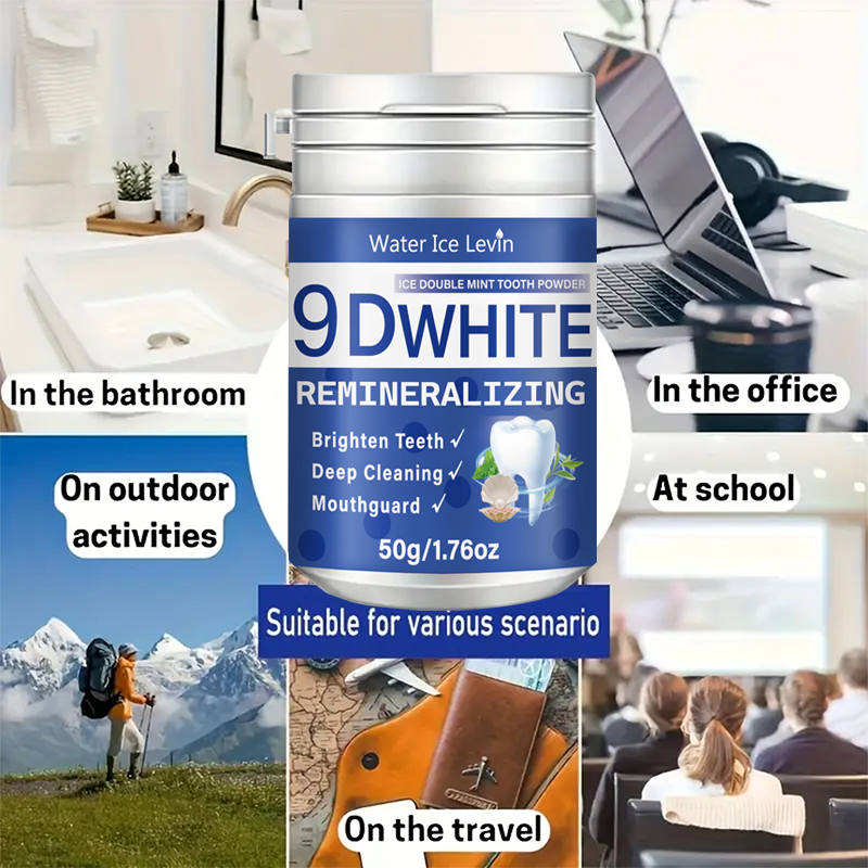 9D White Remineralizing Tooth  - Teeth Whitening Charcoal Powder reseña y precio