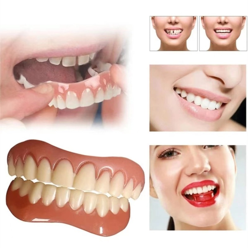 A Pair of Silicone Simulated U - Teeth Whitening Usa reseña y precio