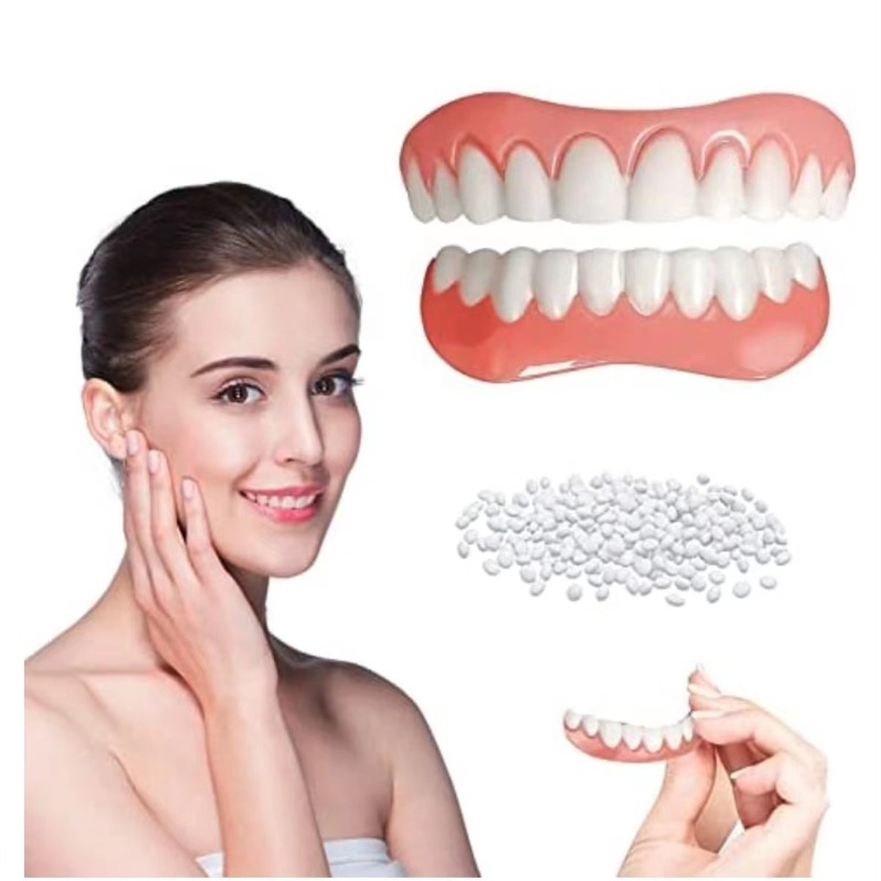 A Pair of Silicone Simulated U - Teeth Whitening Usa reseña y precio
