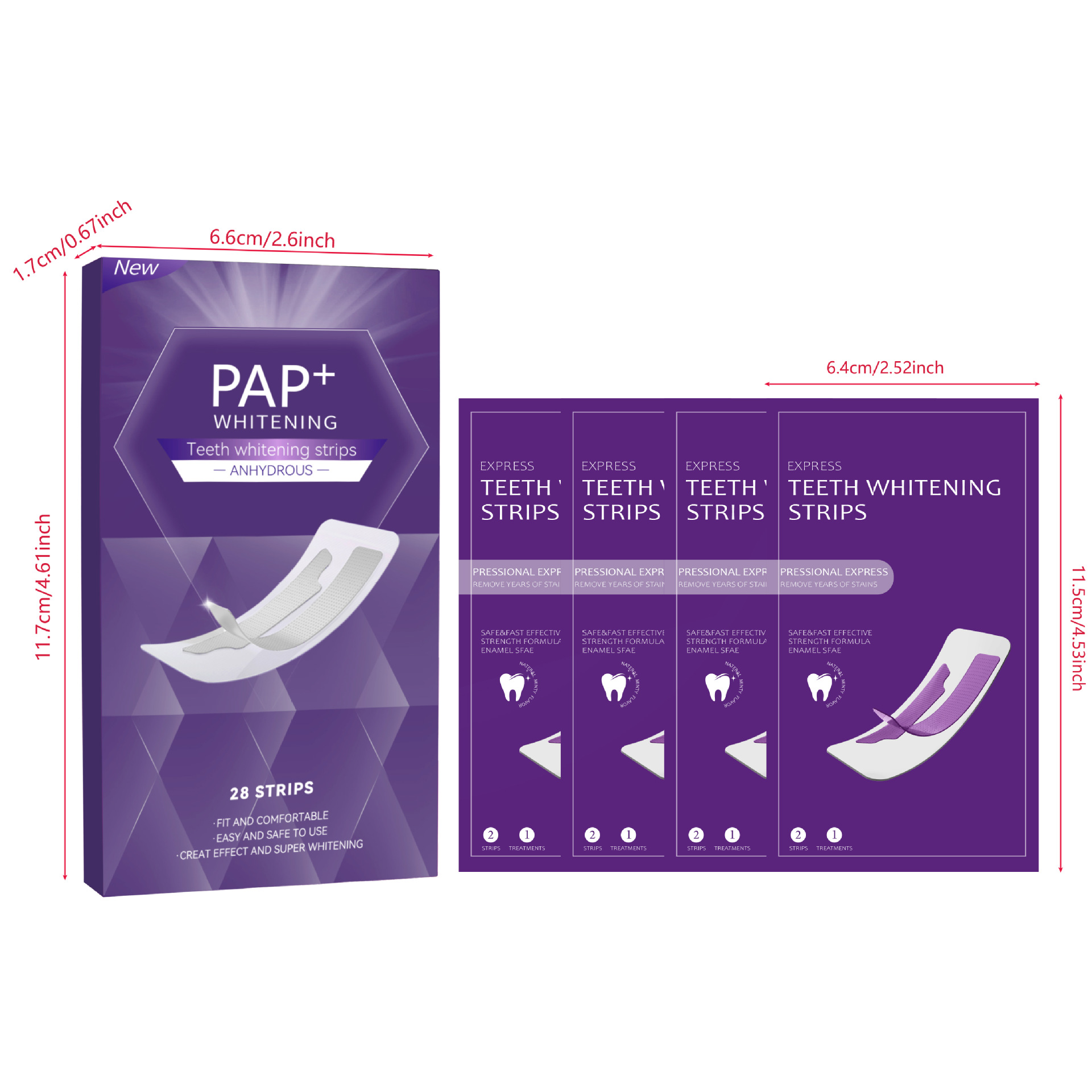 3D Dry Teeth Whitening Strips  - Whitening Strip 3D reseña y precio