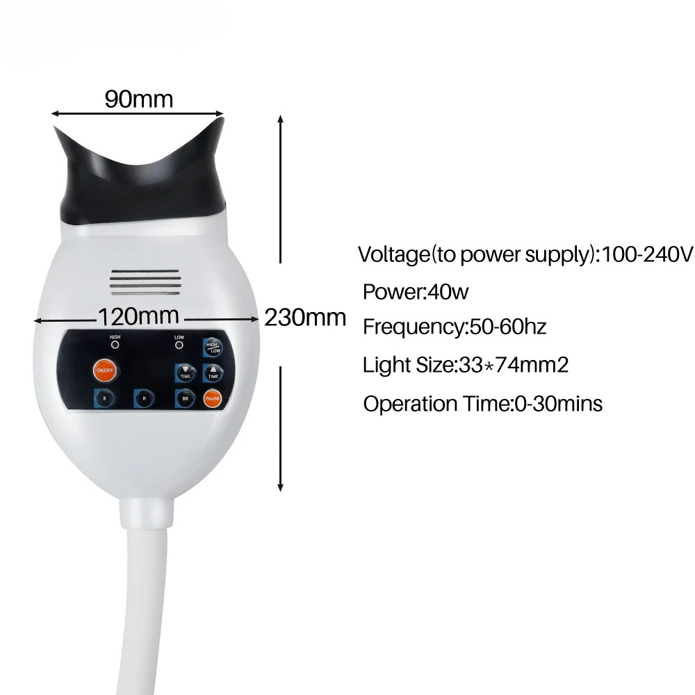 Adjustable 3 Colors LED Teeth  - Teeth Whitening Usa reseña y precio