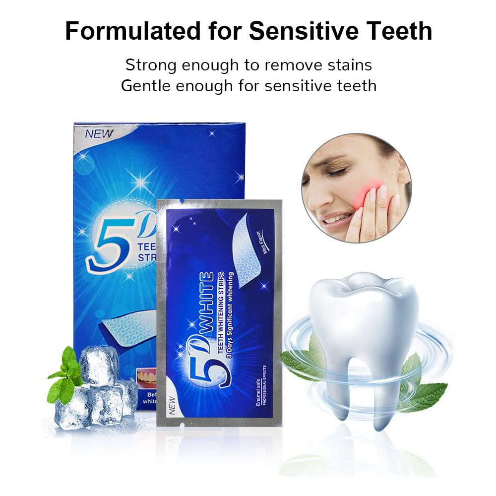 5D White Teeth Whitening Strip - Teeth Whitening In Office reseña y precio