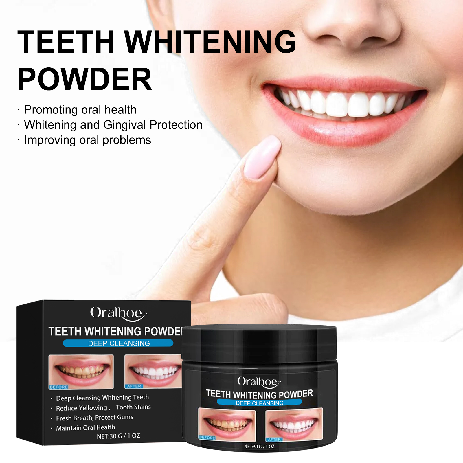 Activated Charcoal Teeth White - Teeth Whitening Charcoal Powder reseña y precio