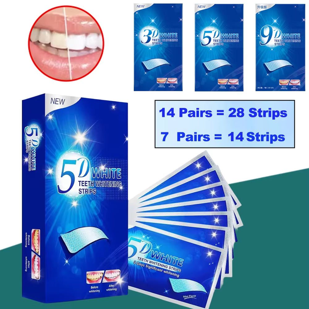 Fast Acting 3D 5D 9D Teeth Whi - Whitening Strip 3D reseña y precio