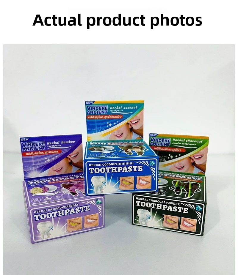 Natural Thai VINCERE Tooth Pow - Teeth Whitening Charcoal Powder reseña y precio
