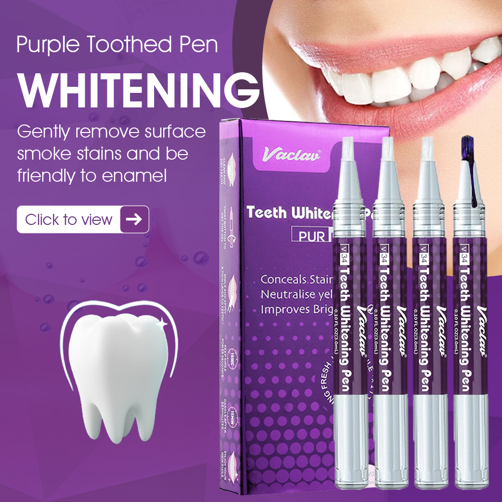 Vaclav V34 Purple teeth whiten - Teeth Whitening Remedies reseña y precio
