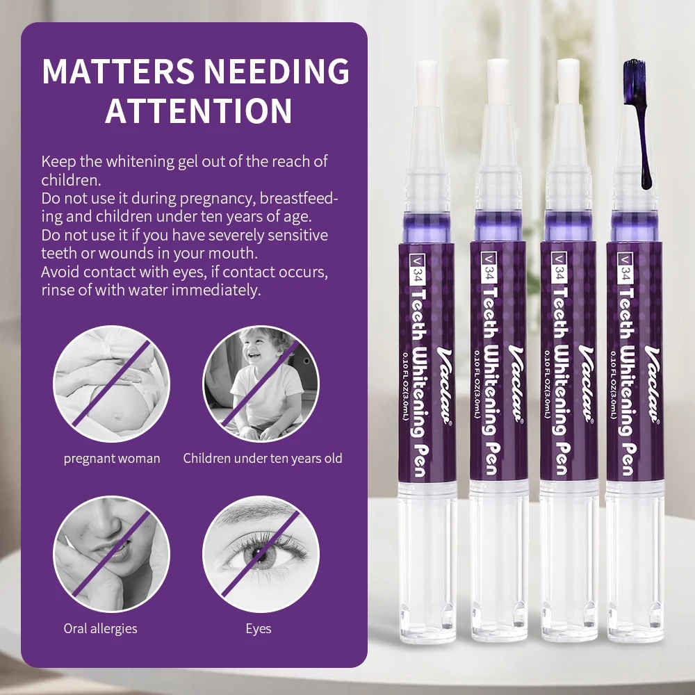 Vaclav V34 Purple teeth whiten - Teeth Whitening Remedies reseña y precio