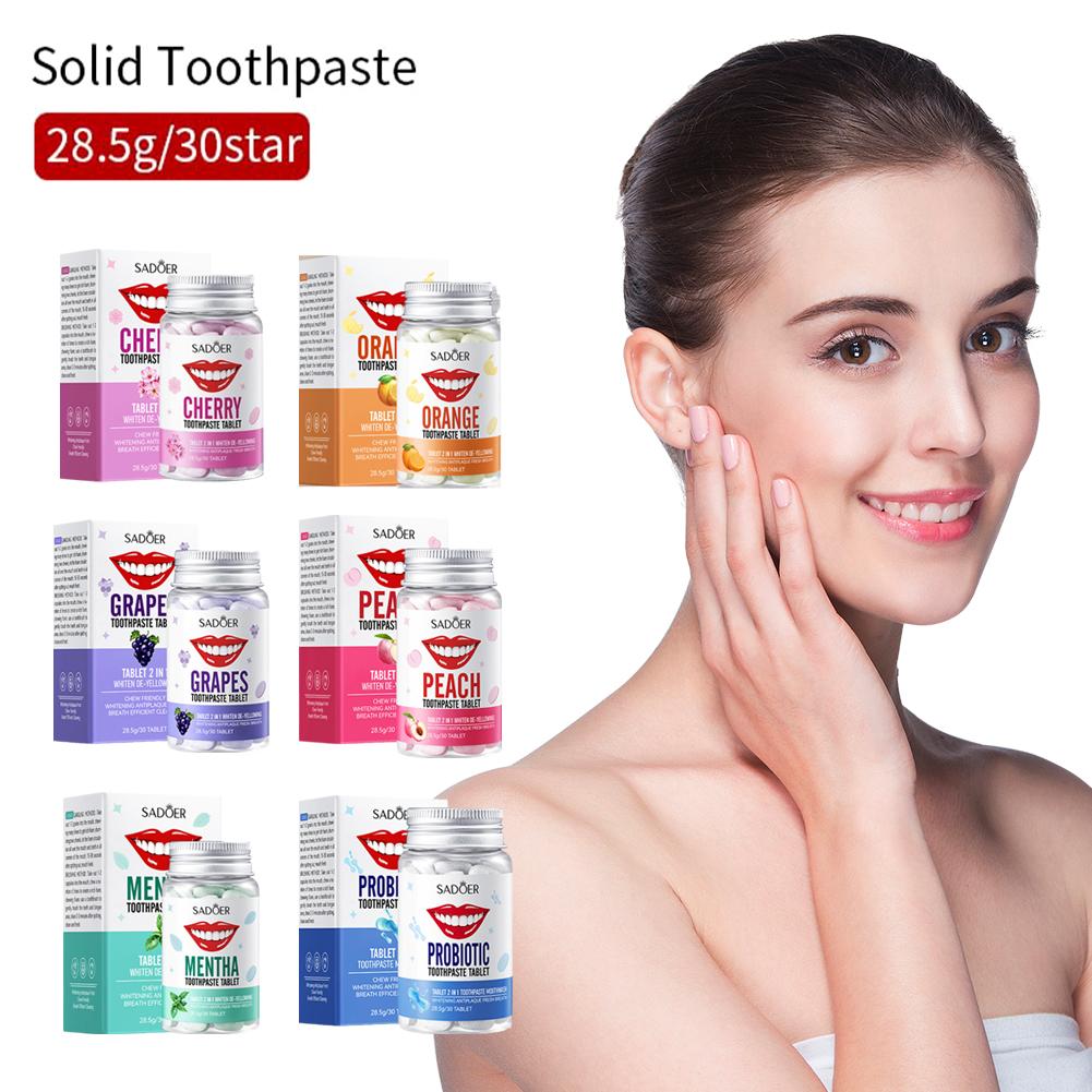 Mint Solid Toothpaste Tablets  - Teeth Whitening Remedies reseña y precio